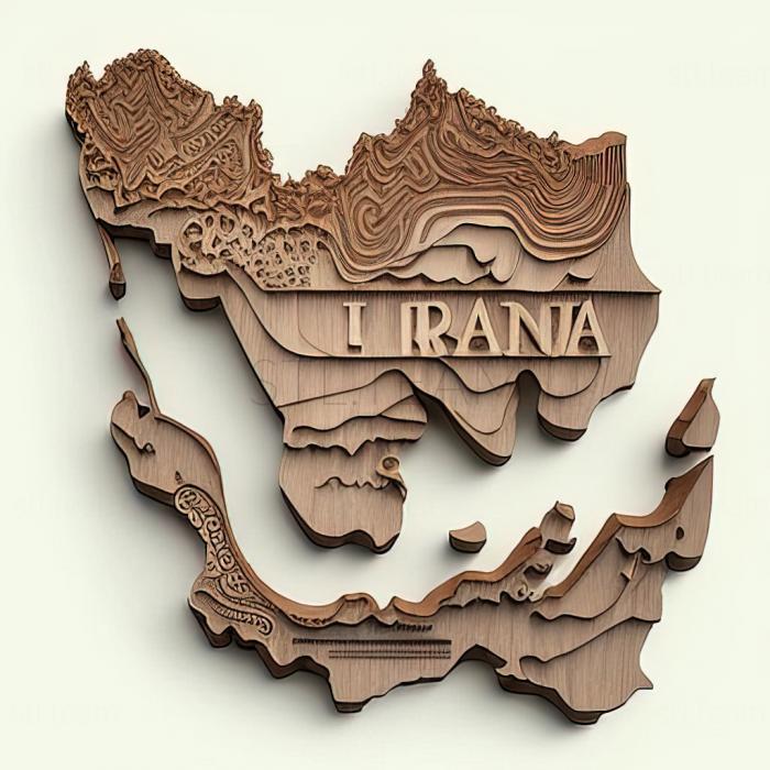 3D модель Індонезія Республіка Індонезія (STL)